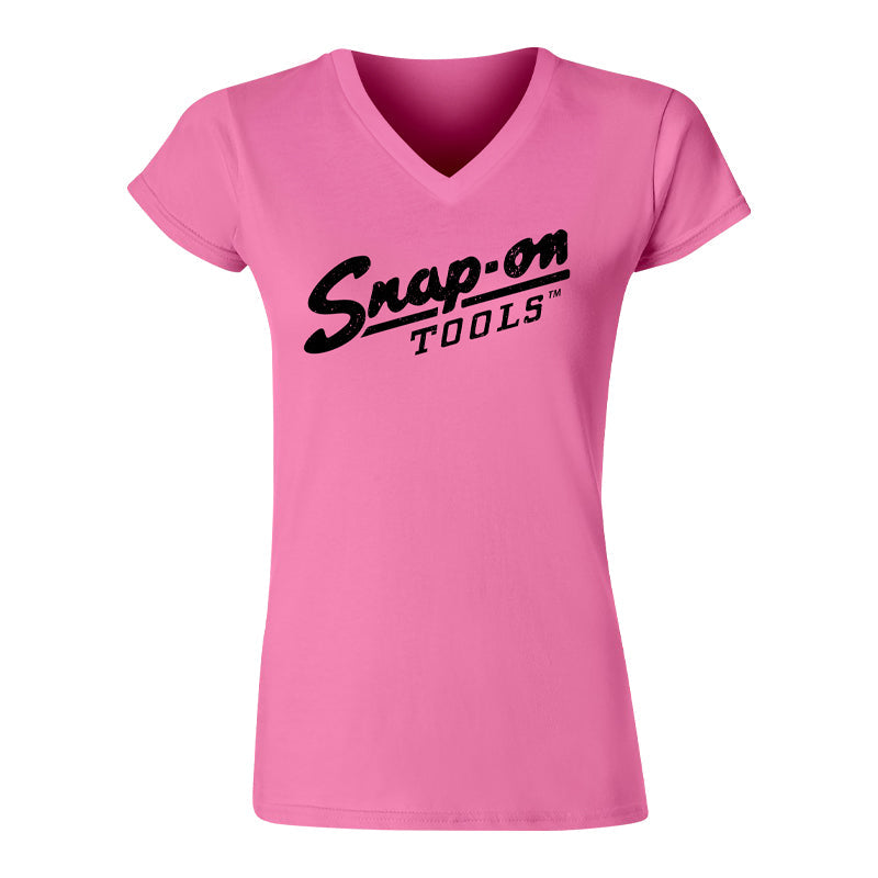 Ladies' Vintage Script S/S T-Shirt – 🇺🇸 Choko / Snap-on