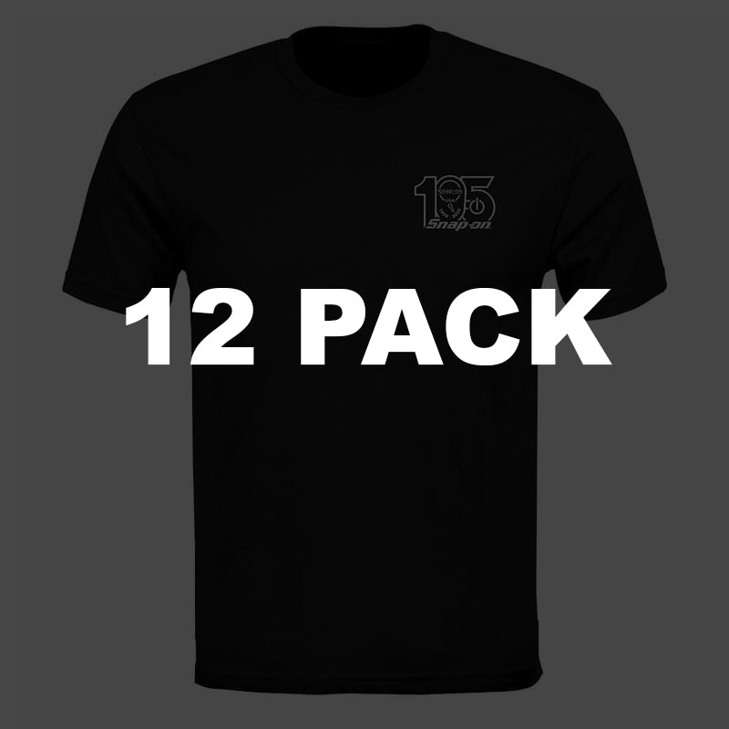 105th T-shirt - White Logo - 12 PACK