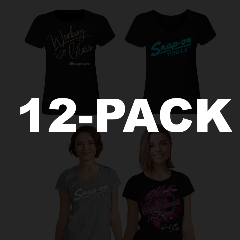 12 Pack MIXED Ladies' S/S T-SHIRTS