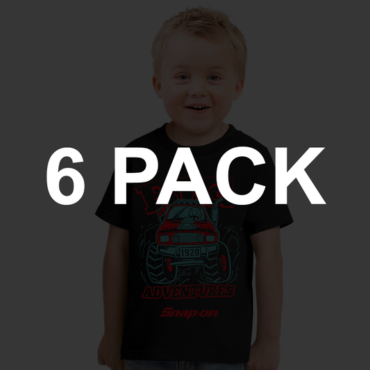 6 Pack TODDLER S/S T-SHIRT