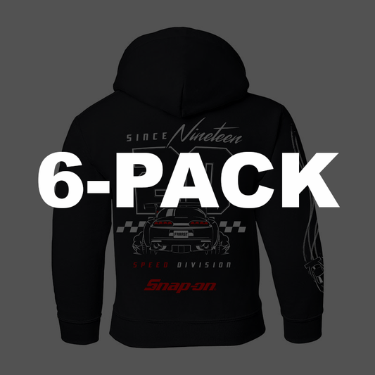 6 Pack MIXED KIDS SPEED MOTION PULLOVER
