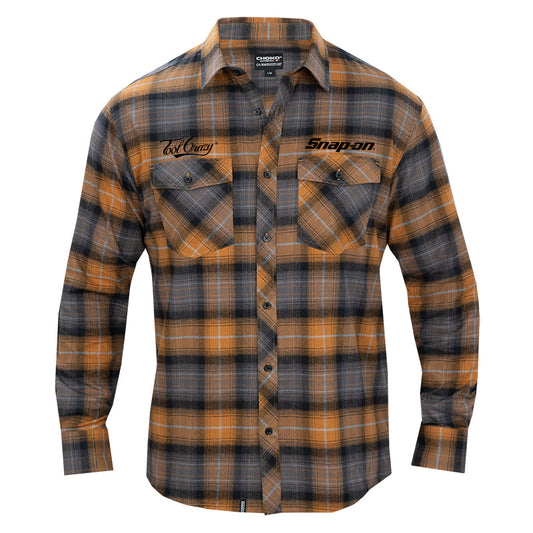 Unisex Fine Lines Plaid Flannel L/S Shirt (October Delivery)