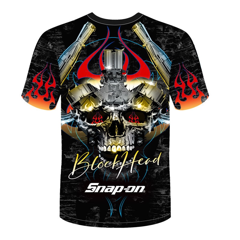 Block Head Sublimated Sport Shirt (Crew Neck)