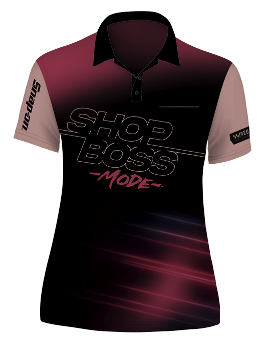 Ladies' Shop Boss Sublimated S/S Crew Shirt