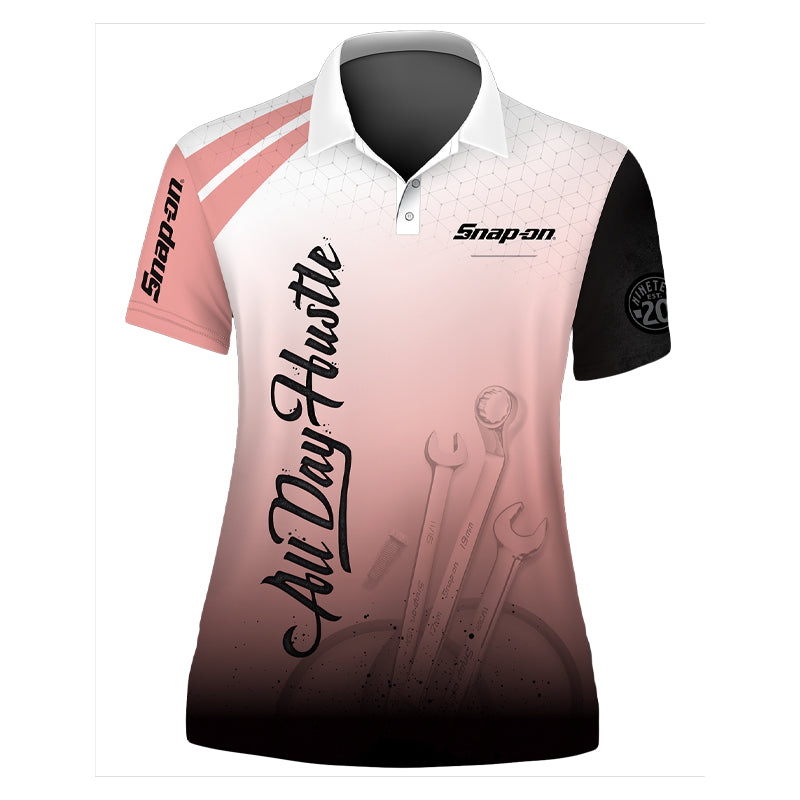 Ladies All Day Hustle Sublimated S/S Crewshirt