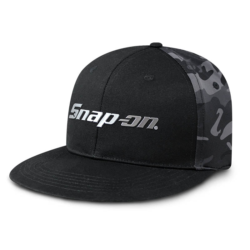 Ghost Camo Flat Peak Fast Flex® Full Back Cap | MARCH DELIVERY