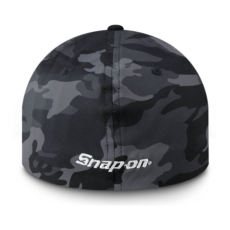 Ghost Camo Flat Peak Fast Flex® Full Back Cap | MARCH DELIVERY