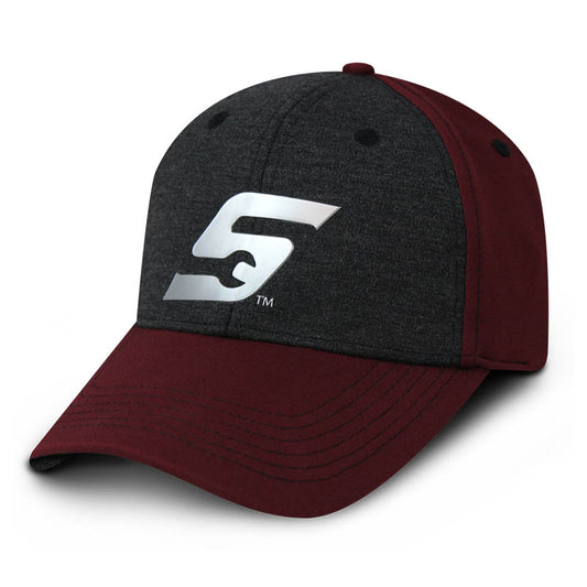 Cranberry Chrome "S" Fast Flex® Full Back Cap | MARCH DELIVERY