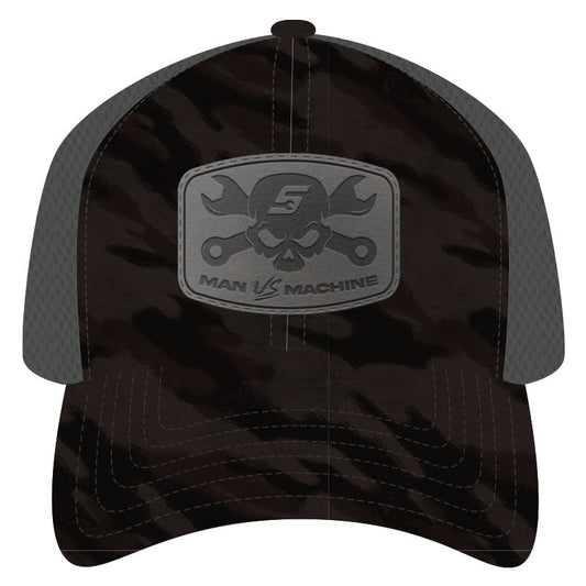 Man Vs. Machine Badge Camo Snap Cap