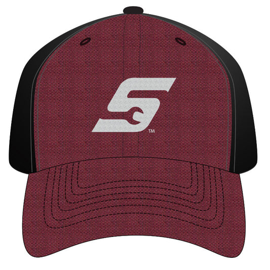 Brushed Metal 2-Tone 
 Fast Flex¨ Full Back Cap