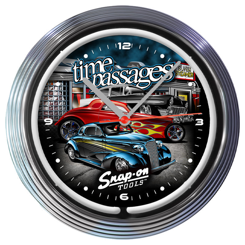 Time Passages Neon Clock | JANUARY DELIVERY