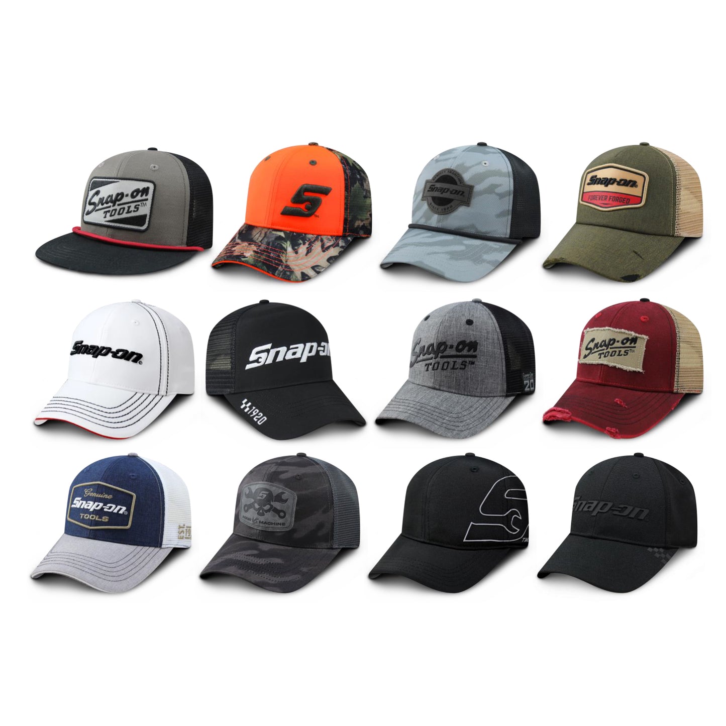 Snap Back Cap 48 Pack - Assorted Styles