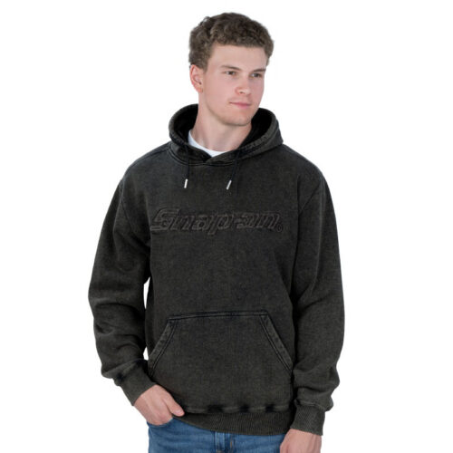 Unisex Vintage Wash Embossed Motion Pullover Hoodie