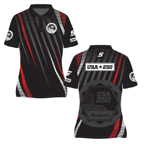 Ladies' USA 250 Sublimated S/S Crew Shirt