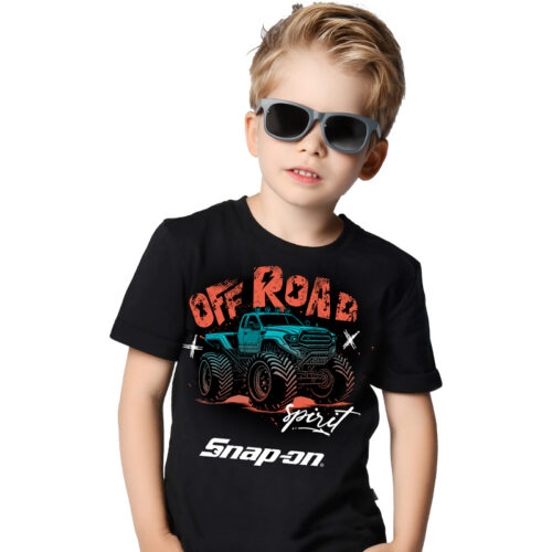 Youth Off Road Spirit S/S T-Shirt - Black