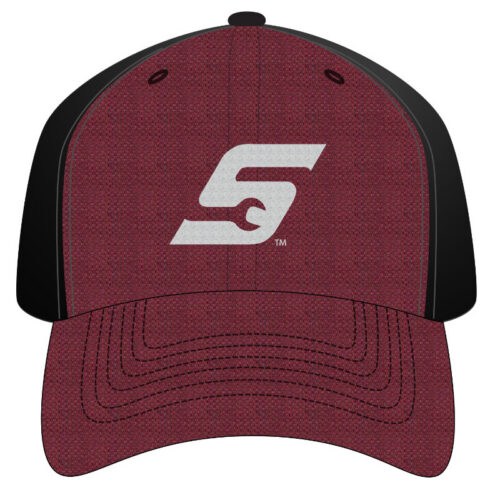 Brushed Metal 2-Tone Fast Flex® Full Back Cap