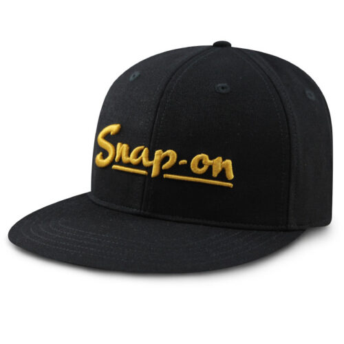 Gold Retro Flat Peak Fast Flex Full Back Cap