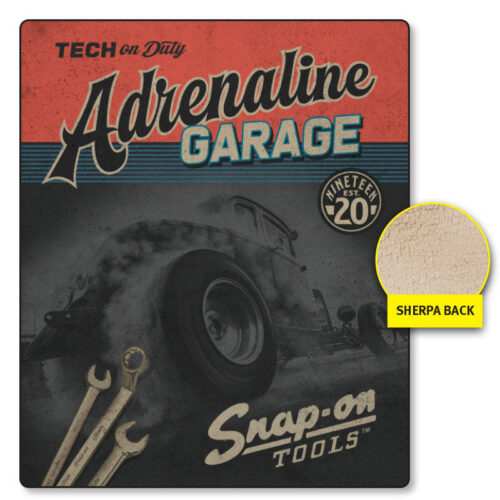 Adrenaline Sublimated Sherpa Blanket