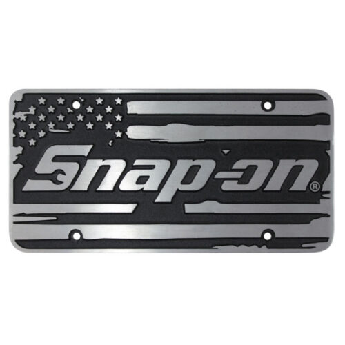 USA Flag Cast Aluminum License Plate Cover *Made in N.A.