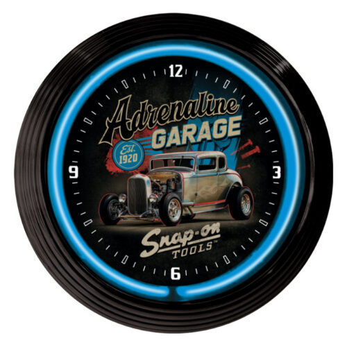 Adrenaline Garage Neon Clock